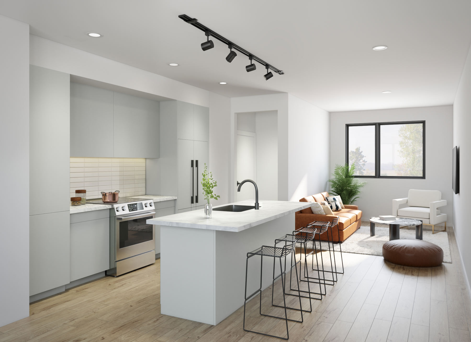 Interior Rendering The Arbory Condos for Sale in Denver, Co City Park West